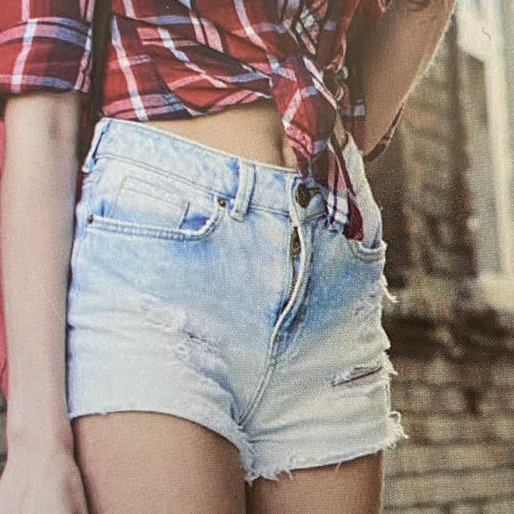 NWT Rewash 9/29 VTG Stretch Super High Rise Denim Mom Shorts Distressed Ripped